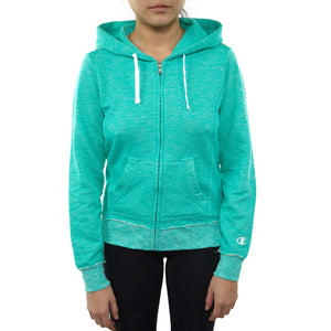 Champion European Collection Distressed Full Zip Hoodie (Limited Edition) Womens Style : Ceww54-409